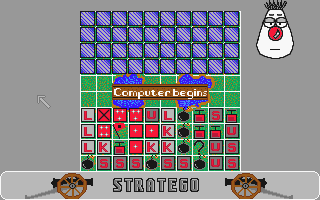 Stratego atari screenshot